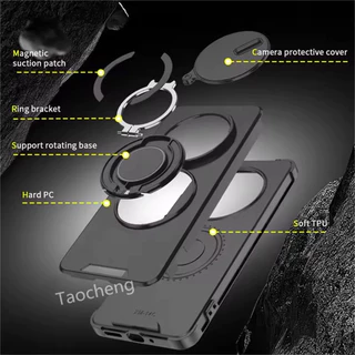 เคสโทรศัพท์สําหรับRedmiหมายเหตุ14 15 Note14 Pro + Plus 4G 5G Note14Pro + 2024 2025ปลอกเกราะโลหะผสมสนับสนุนการออกแบบใหม่แฟชั่นกันกระแทกกดหน้าต่างบานเลื่อนปกหลัง
