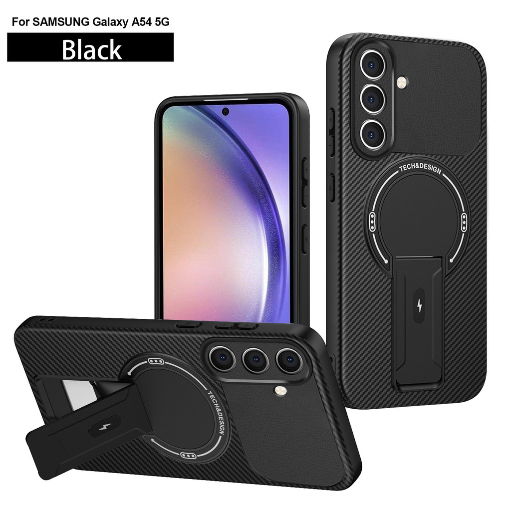 Samsung A04 A05 A06 A07 A14 A15 A16 A17 A25 A26 A35 A36 A52 A52S A54 A55 Mech Magnetic Bracket เคสโทรศัพท์ฝาครอบป้องกัน