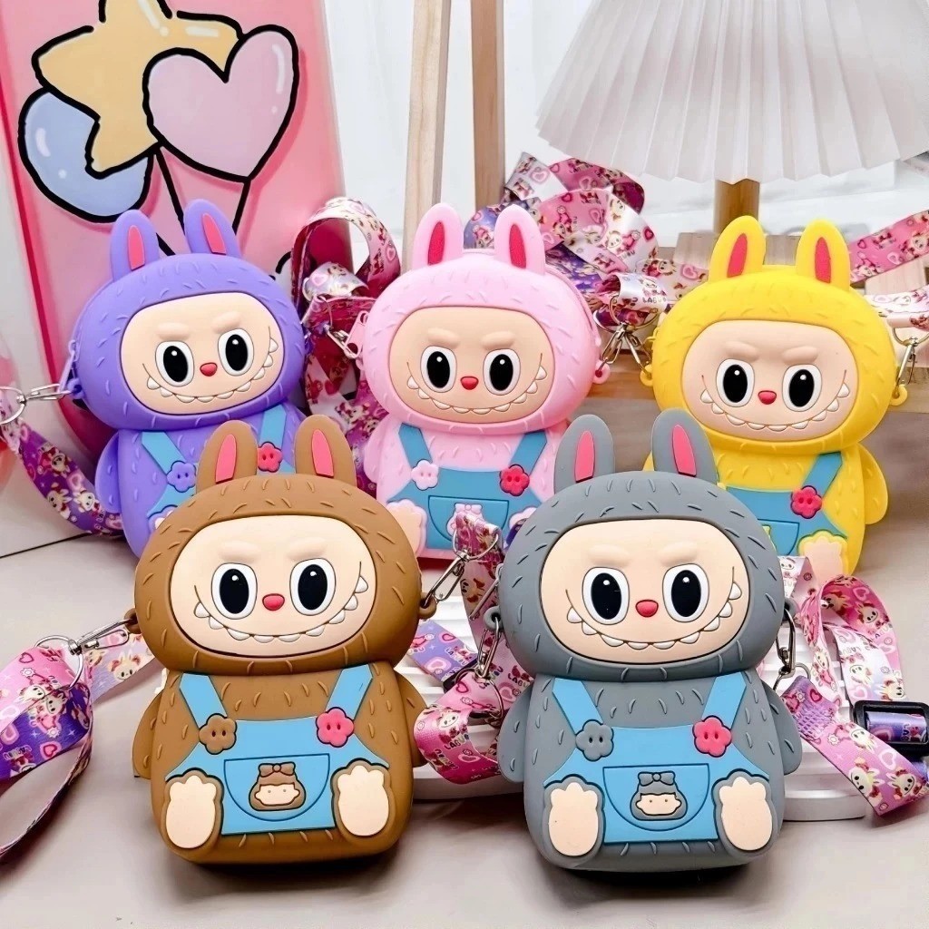 HP Nc-Lubu Sling Bag / กระเป๋าเด็กน่ารัก / Pumpkin Character Coin & Mobile Phone Wallet