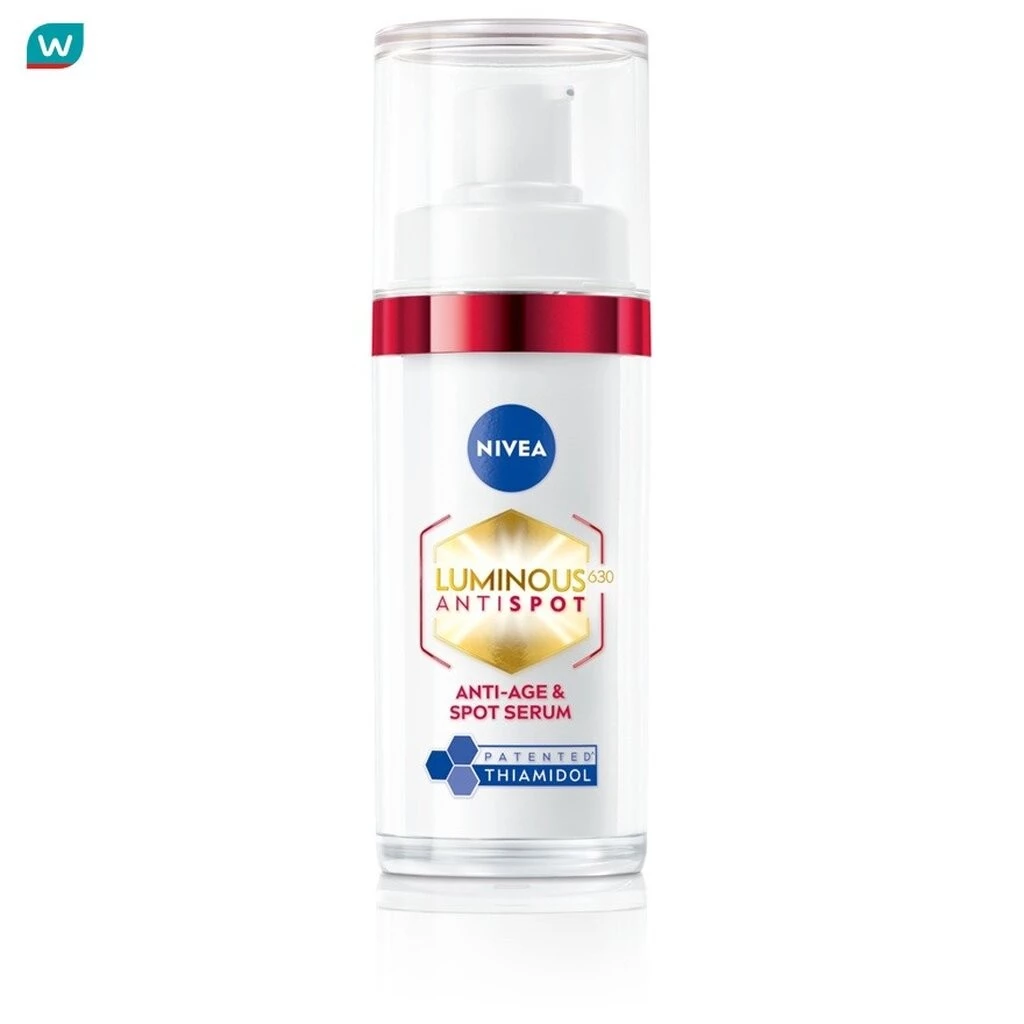 Nivea Luminous 630 นีเวีย ลูมินัส630 แอนตี้สปอต แอนตี้-เอจ แอนด์ สปอต เซรั่ม 30 มล.