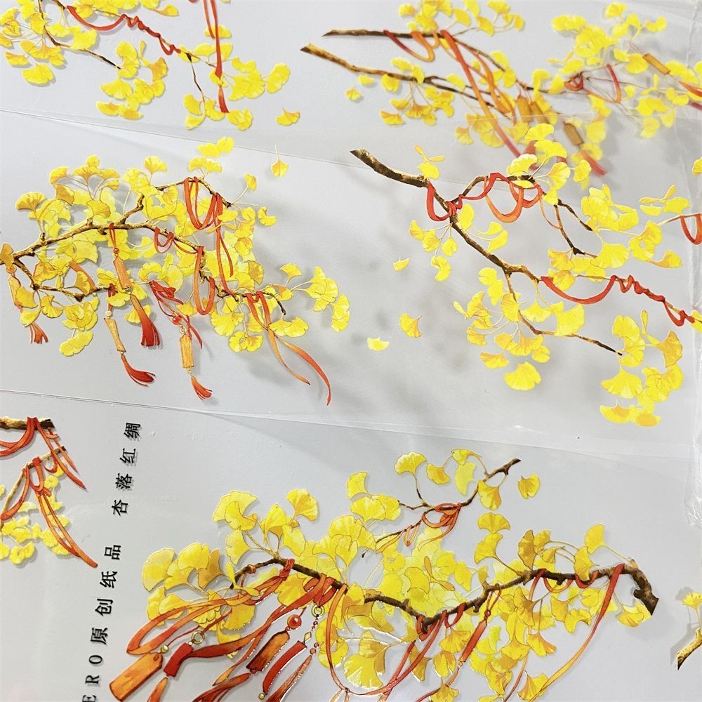 คู่มือบรรจุเทป g83 Apricot Falling Red Silk zero Leaf สาขากับ PET วัสดุโบราณบัญชีไหลกัญชาสติกเกอร์ G