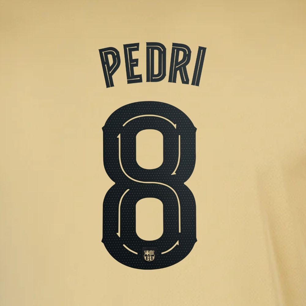 PEDRI 8 Cup UCL FC Barcelona Away 2025-26 PRINT
