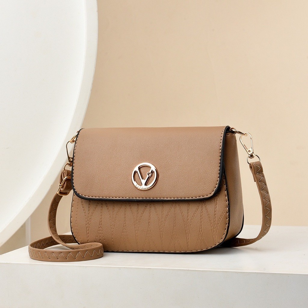 กระเป๋าสะพายข้างผู้หญิงกระเป๋าถือกระเป๋าสะพายไหล่มาใหม่718 - รูปที่ 2