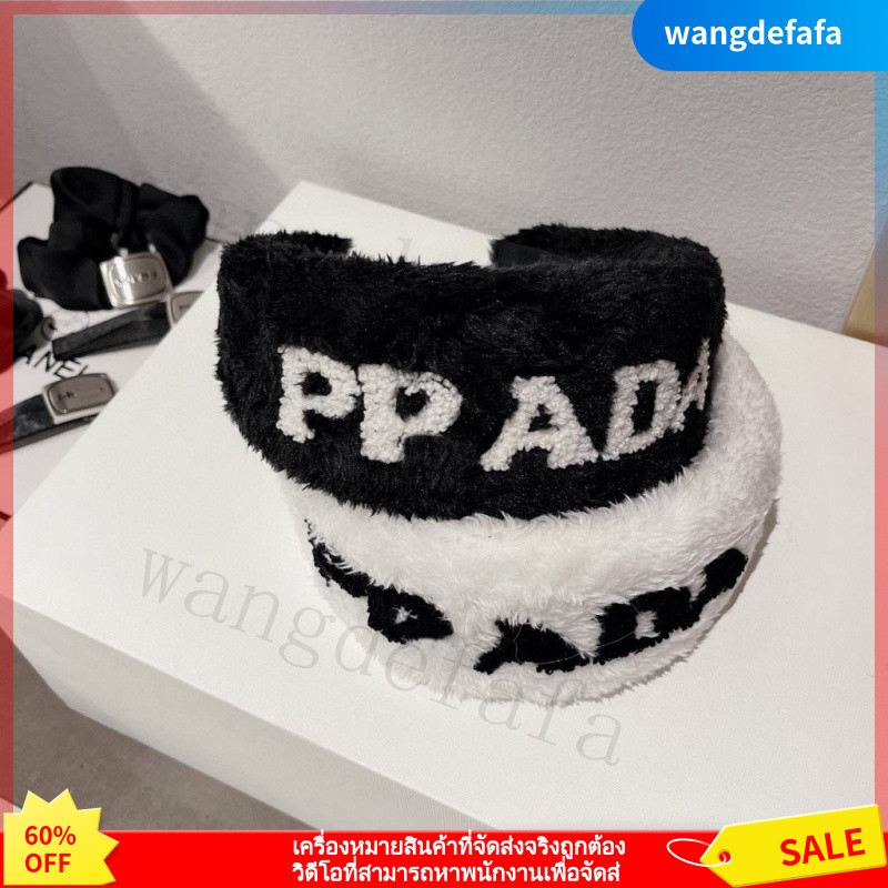 ที่คาดผม cha/nel เครื่องประดับผม di/or ที่คาดผมที่คาดผมด้านกว้างของ fen/di ผ้าโพกศีรษะผ้าพลัฌสำหรับฤดูใบไม้ร่วงและฤดูหนาว - รูปที่ 2