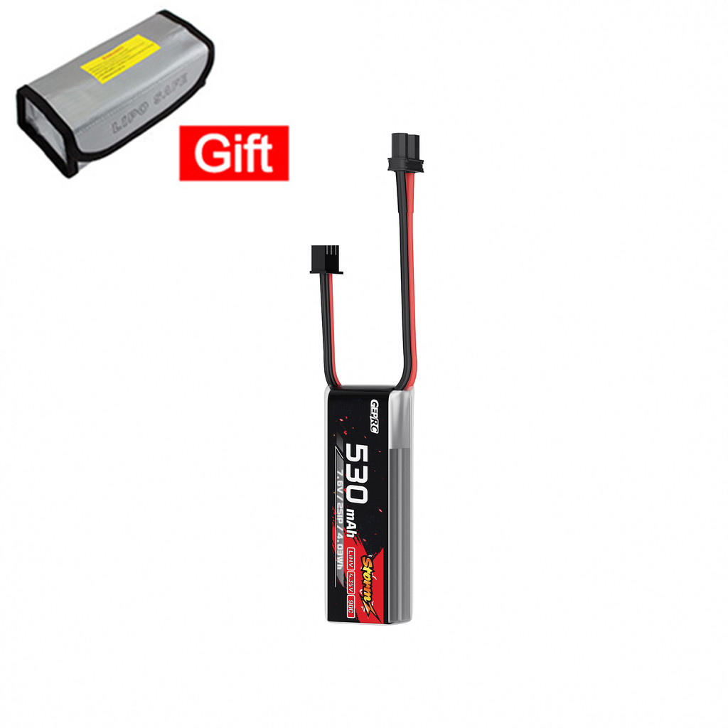 GEPRC Storm 2S 530mAh 90C LiHV แบตเตอรี่สําหรับ GEPRC DarkStar16 O4 Pro TinyWhoop RC รถยนต์ FPV