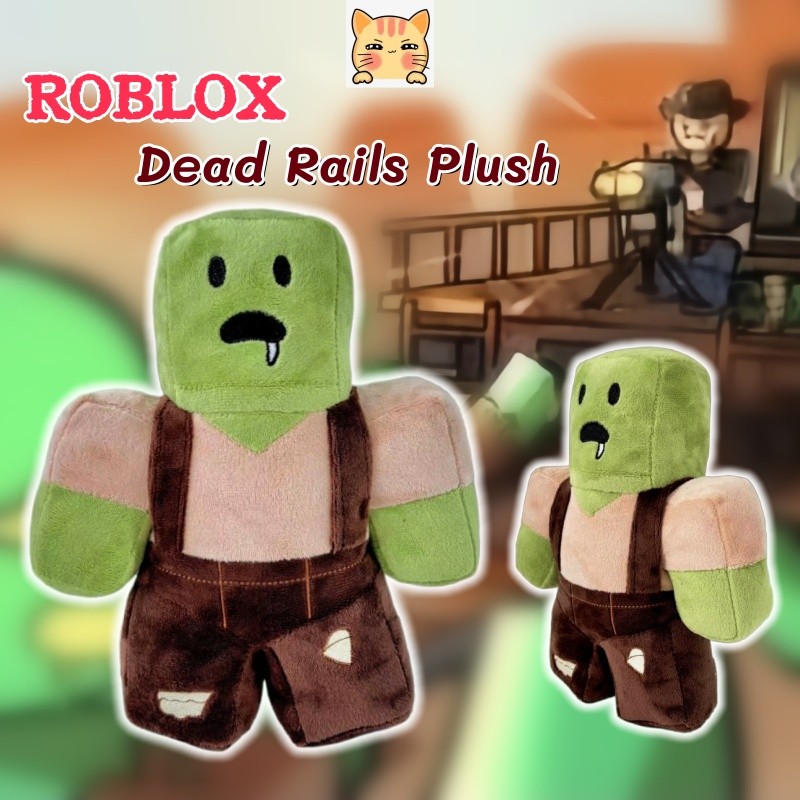 BCT✨โรบ็อกซ์ ของเล่น✨DEAD RAILS Plush 25 ซม.Dead Rails Plushie ตุ๊กตาตลก Roblox Dead Rails เกม Deriv