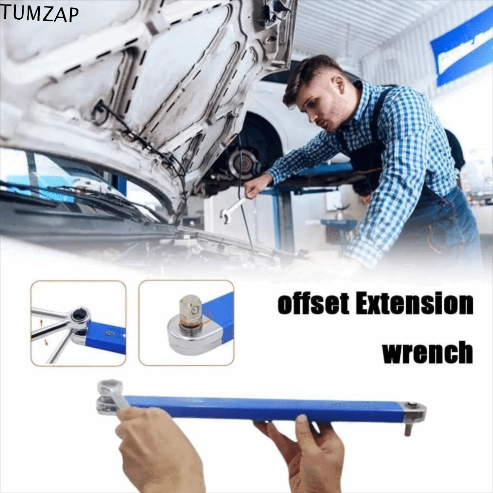 Tumzap 5 ชิ้น ประแจขยาย, แรงบิดวงล้อเครื่องมือโรงรถยานยนต์, 15.4 นิ้วผสมไดนามิกมัลติฟังก์ชั่นรถ Spanner Mechanical Workshop