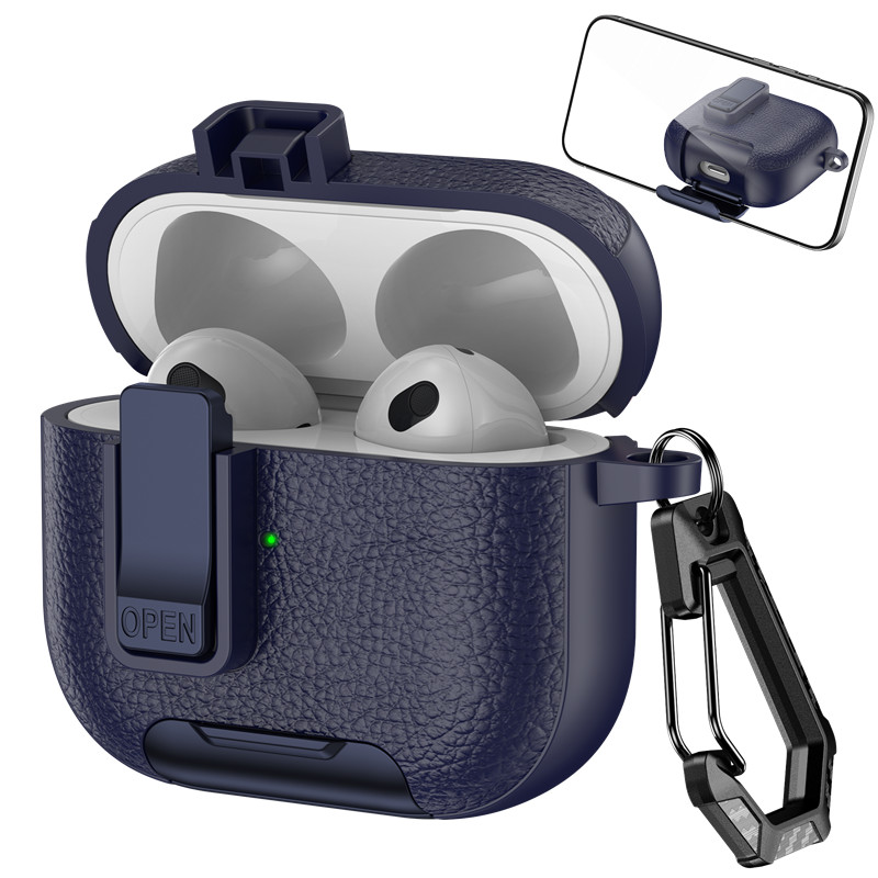 ขาตั้งหนัง Airpod สําหรับ Airpods Pro3 4 Anc Pro 3 2 1 Pro2 ปลอก 2nd 3rd 4th 5nd Gen2 Gen3 Gen4 Gen5