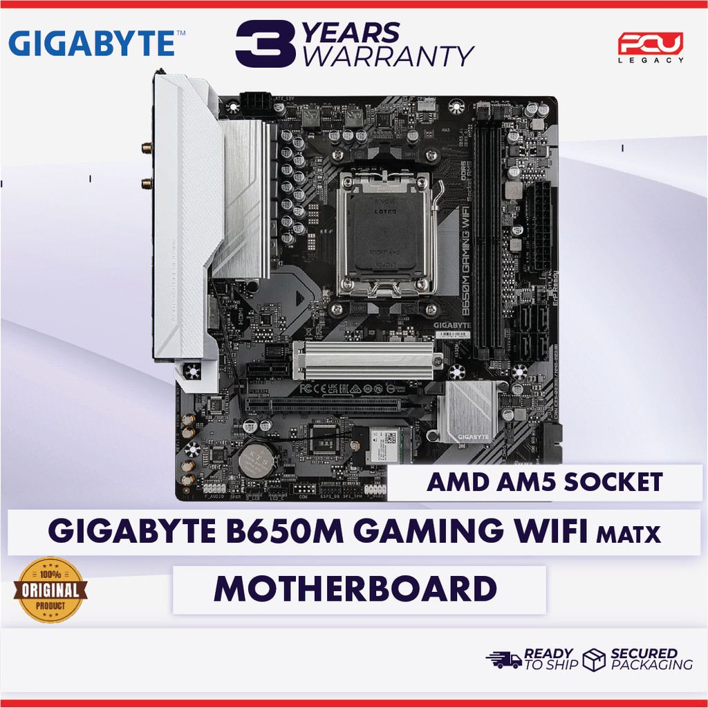 GIGABYTE B650M GAMING WIFI MATX AM5 MOTHERBOARD