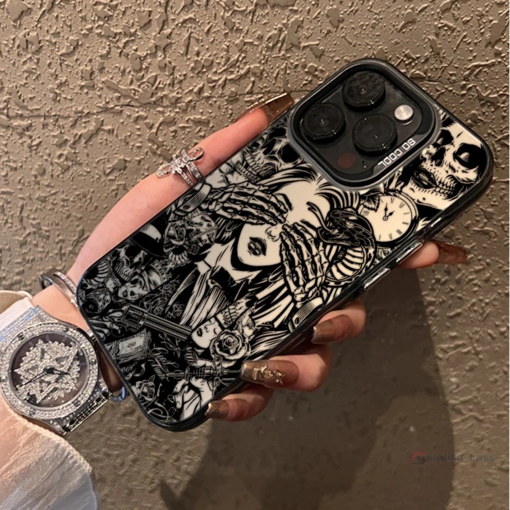 เคสไอโฟน สาวผอม สำหรับ IPhone 15 11 12 13 14 16 MAX 6 7 6S 8 14 15 Plus XR XS MAX 15PRO 13PRO 14PRO 12PRO 6SPlus CYK1988