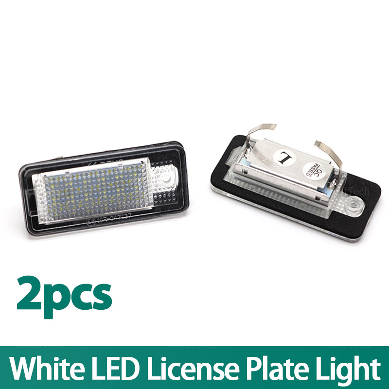 LED จํานวนแผ่นข้อผิดพลาดโคมไฟป้ายทะเบียนฟรีสําหรับ Audi LED จํานวน A3 A4 S4 RS4 B6 B7 A6 RS6 S6 C6 S