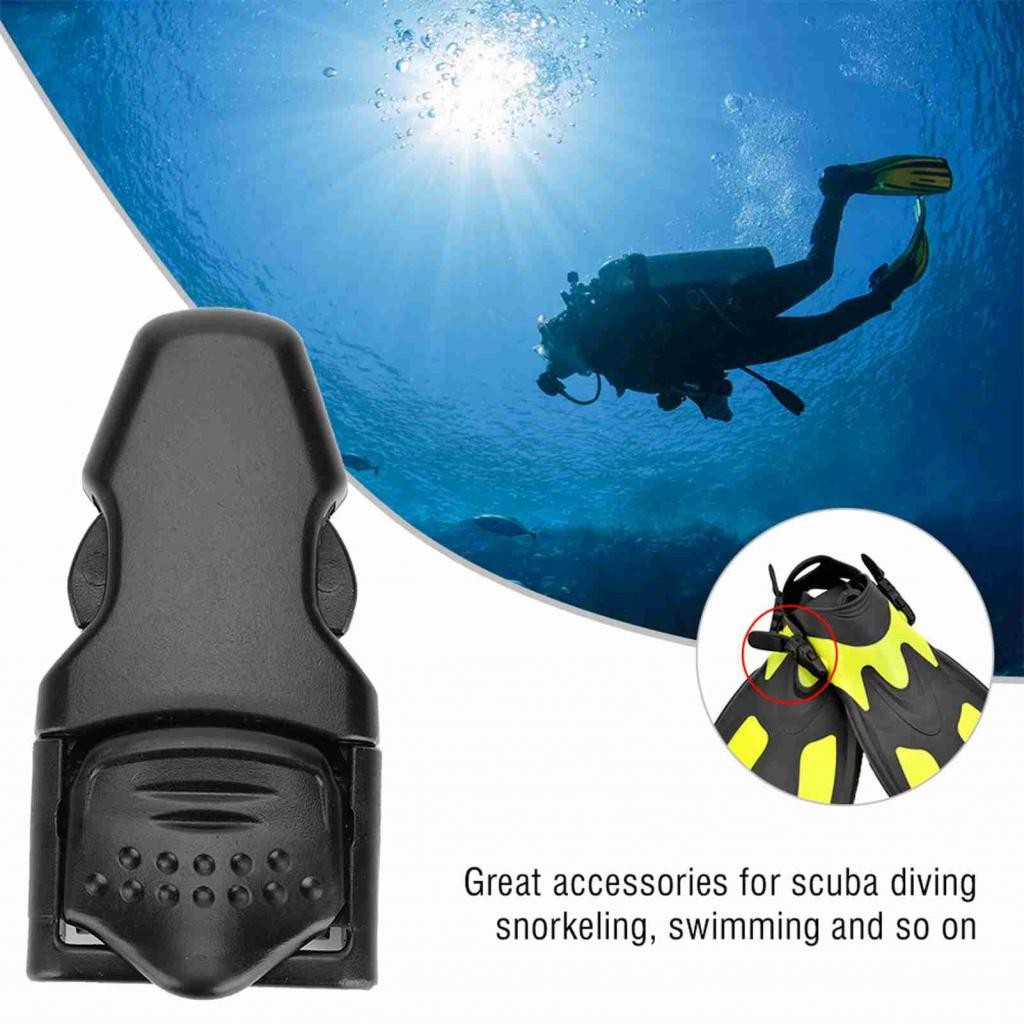 Fin Strap Buckles เปลี่ยนว่ายน้ําแบบปรับได้ Flippers อะไหล่สําหรับดําน้ํา Diver (A)