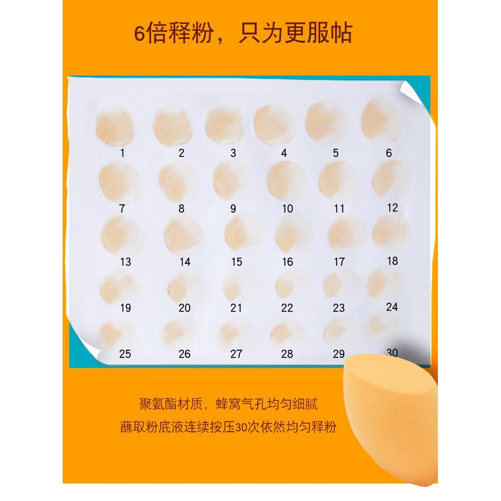 Paris 217 Bevel Cut Beauty Egg Wet Dry Sponge Egg Puff Super Soft Do Not Eat Powder Makeup Ball Air 