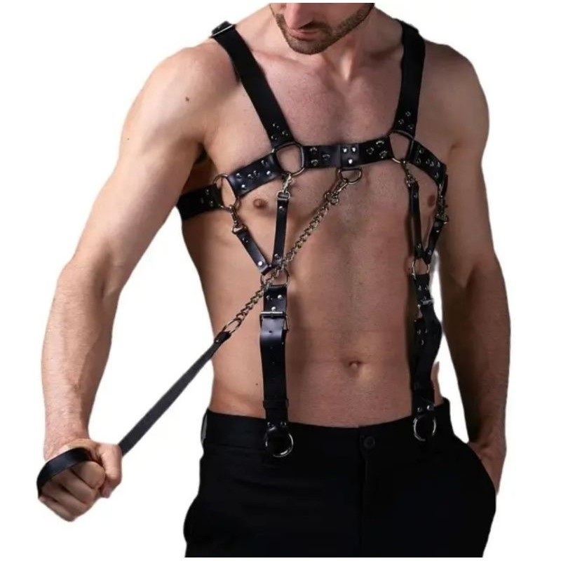 RADIANT BOUTIQUE (LEO) เข็มขัด Club night clubwear อุปกรณ์เสริมแฟชั่นโชว์สายรัดหน้าอกเข็มขัดปาร์ตี้ฮ