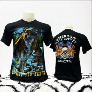 เสื้อวินเทจ 3D ผ้า 50/50 มีไซส์ S - 3XL ใส่ได้ทั้ง ชาย - หญิง
