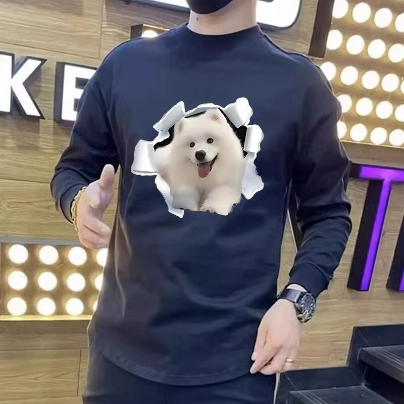 ใหม่2025 แขนยาว 23 ความรู้สึกการออกแบบ 2025 ฤดูใบไม้ร่วงฤดูหนาวสไตล์เสื้อกันหนาวรอบคอ 2024 ท็อปส์ใหม