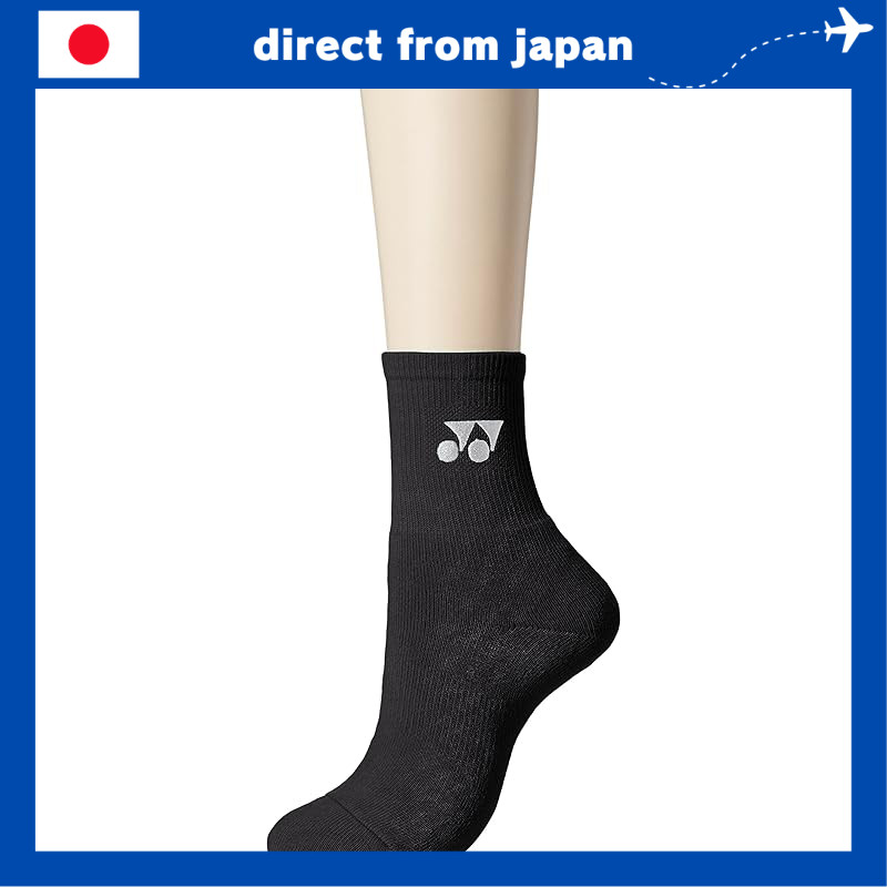 YONEX Women's Tennis Socks 29120 - Black (007) and White (011) - Free Size