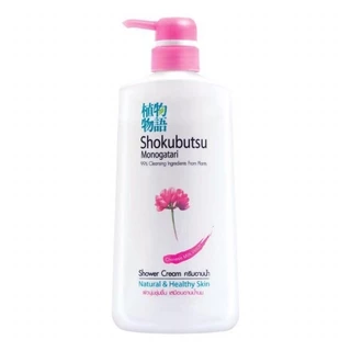 ( 2ขวด ) SHOKUBUTSU ครีมอาบน้ำ โชกุบุสซึ โมโนกาตาริ ขวดปั้ม ขนาด 400 มล.