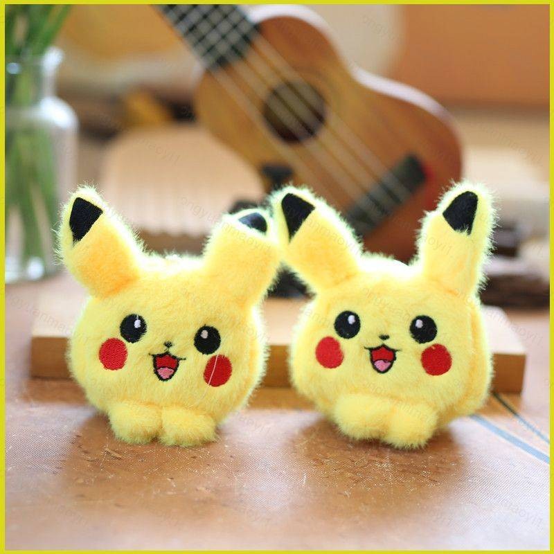 ZY1 น่ารัก Pokemon Pikachu ตุ๊กตาตุ๊กตาของขวัญสําหรับเด็กผู้หญิงกระเป๋าจี้ตุ๊กตาพวงกุญแจตุ๊กตาของเล่