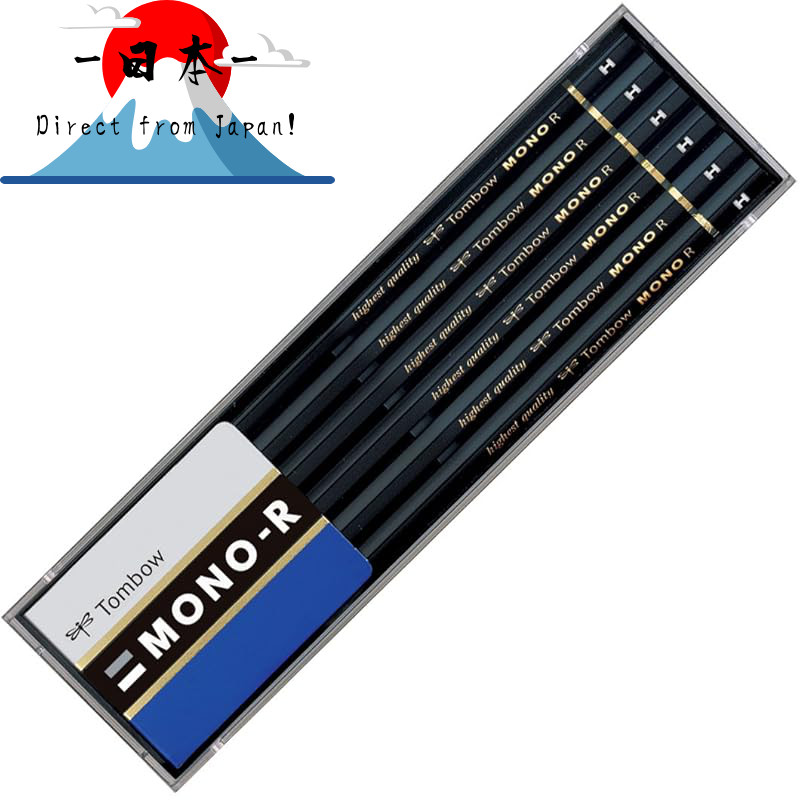 [Direct from Japan]
Tombow MONO Pencil Set (HB & 2B) - 1 Dozen in Plastic Case