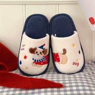 XIXITIAOรองเท้าแตะผ้าฝ้ายสำหรับผู้หญิง ฤดูใบไม้ร่วงฤดูหนาว ใ…