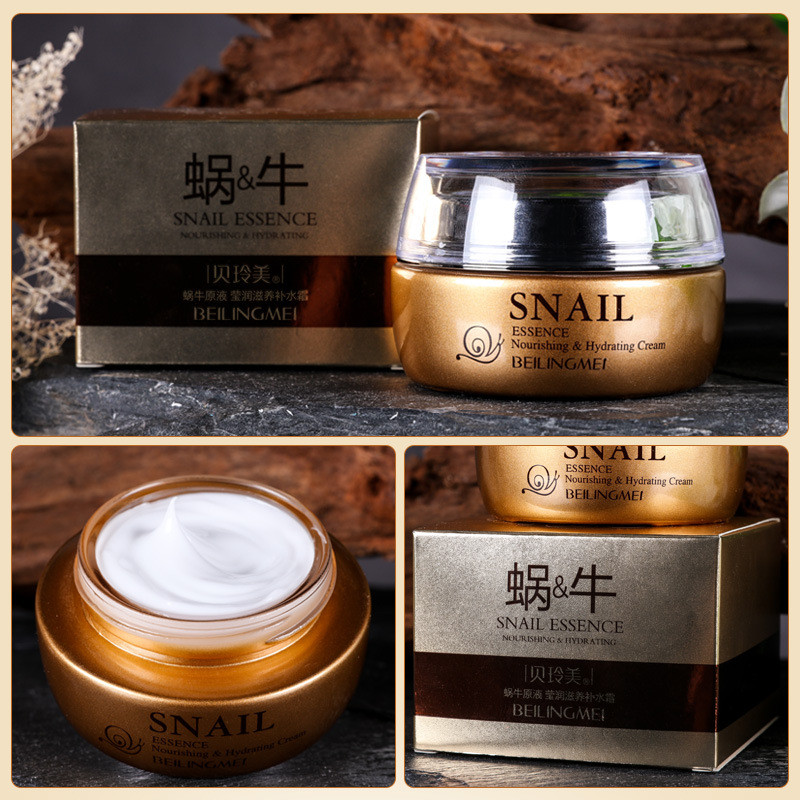 Beilingmei Snail Original Liquid Moisturizing Nourishing Moisturizing Cream บํารุงผิวหน้าครีมให้ความ
