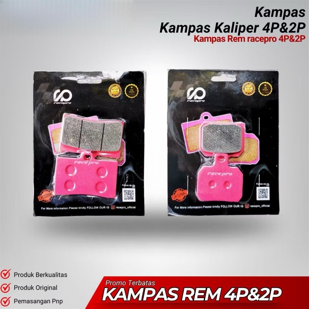 DISPAD DISPED DISPAD BRAKE PAD ดิสก์เบรกหน้า RACEPRO RACE PRO AXCIAL CALIPER 2P 4P 2 PISTON 4 PISTON