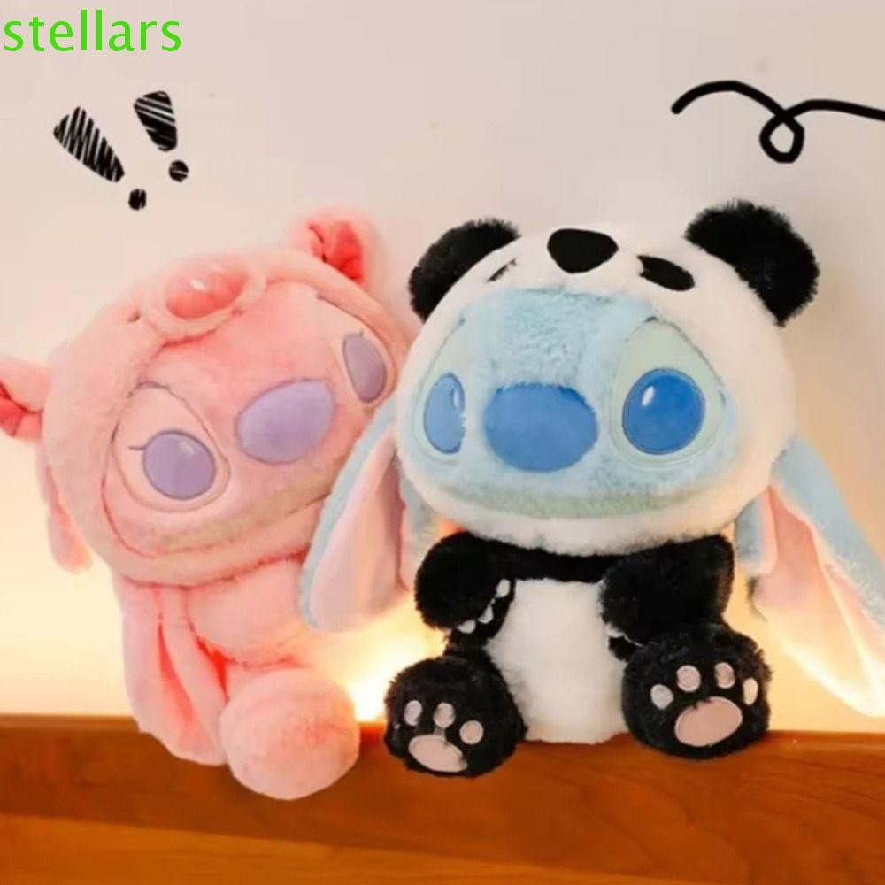STELLARSYNC Stitch Cos Panda ตุ๊กตาตุ๊กตา, PP ผ้าฝ้าย Koala Panda Lilo Stitch ตุ๊กตาของเล่น, Kawaii 