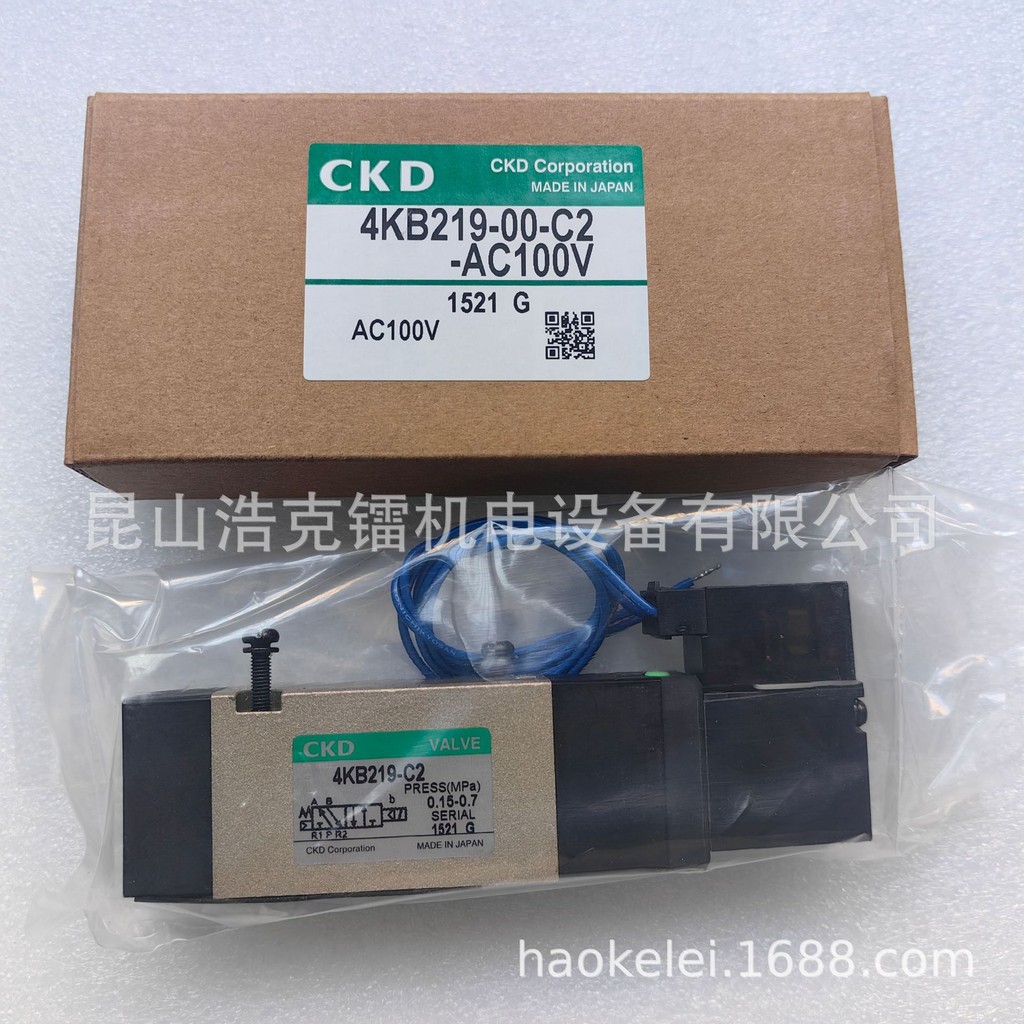 4KB219-00-DC24V 4KB219-DC24V ckd โซลินอยด์วาล์ว
