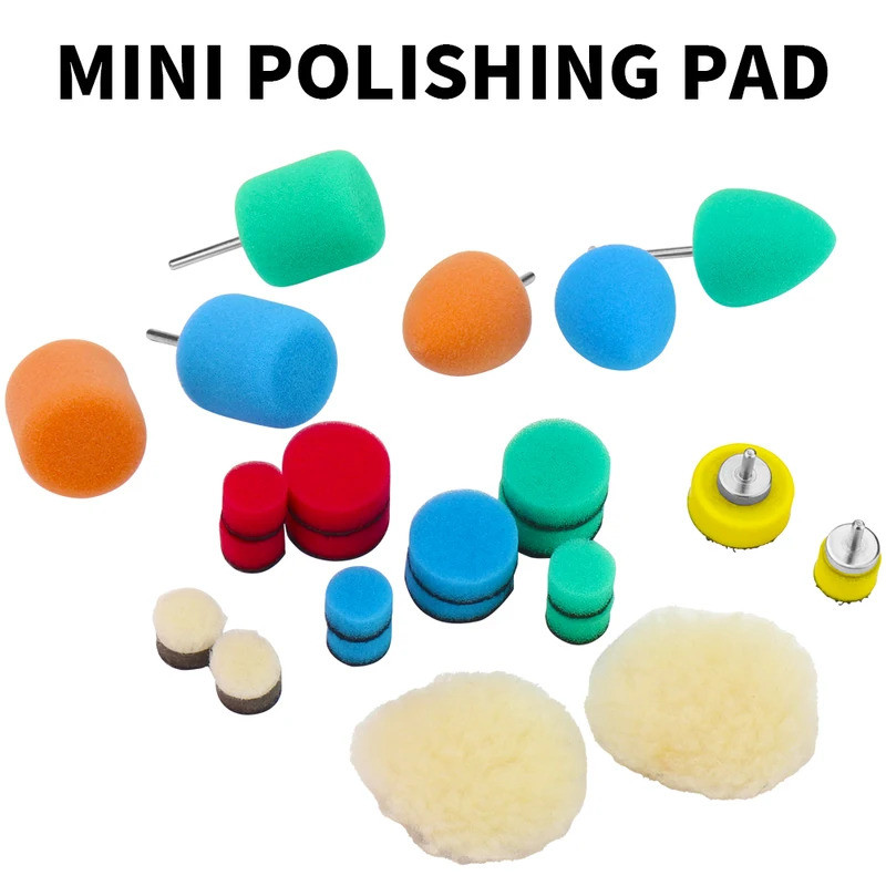 SIFANG Mini Detailing Polishing Pads Wax Sealing Glaze รถ Buffing ล้อสําหรับสว่านไฟฟ้าไร้สายเครื่องม