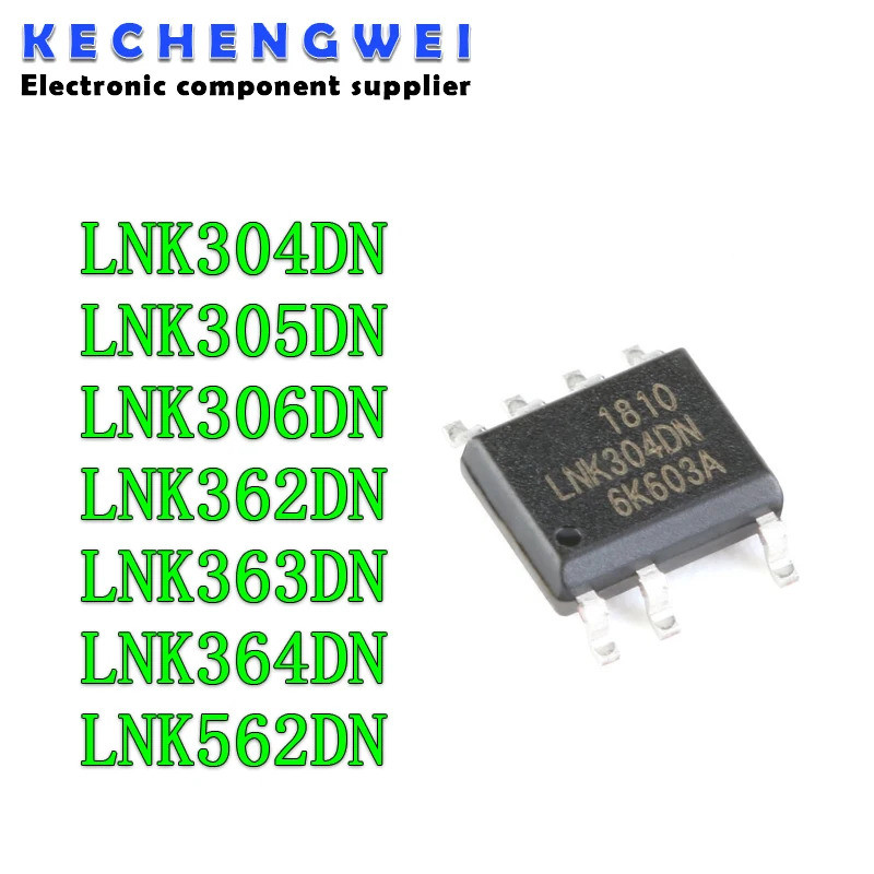 5PCS LNK304DN LNK304DG LNK304 LNK305DN LNK306DN LNK306DG LNK362DN LNK363DN LNK364DN LNK562DN SOP-7 ช