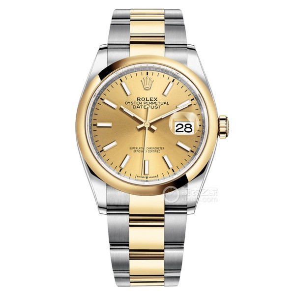Golden Dial Date Display Rolex Datejust 36/41MM Charm หรูหราอินเทรนด์ผู้ชายธุรกิจนาฬิกา, กีฬาอินเทรน
