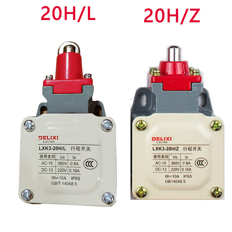 Delixi Travel Switch LXK3-20S/T/B/D/J/W/H1/Z/L 20H Adjustable Roller Arm Limit