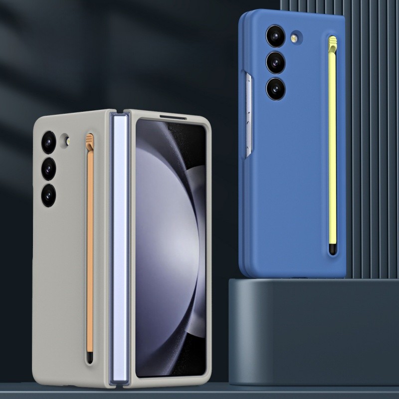 ใหม่สําหรับ Samsung Z Fold7 เคสโทรศัพท์ Fold7/6/5/4 พร้อมช่องเสียบปากกาเคสโทรศัพท์ป้องกันการหล่น