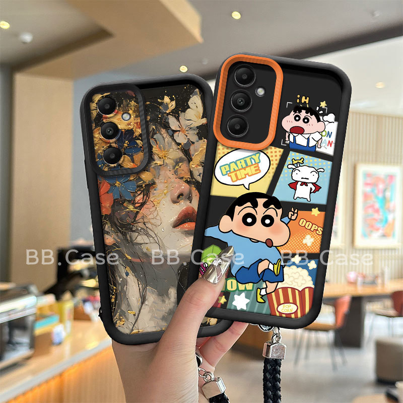 แฟชั่น เคส Case Samsung Galaxy A56 A36 A16 A06 A23 A13 LTE 5G 4G ใหม่น่ารักการ์ตูนSpider-Man Luffyดอ