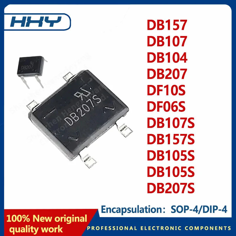 5PCS DF10S DB157S DB105S DF06S DB107S DB207S DB157 DB107 DB104 DB207 DB105S DIP SOP ชิป ic