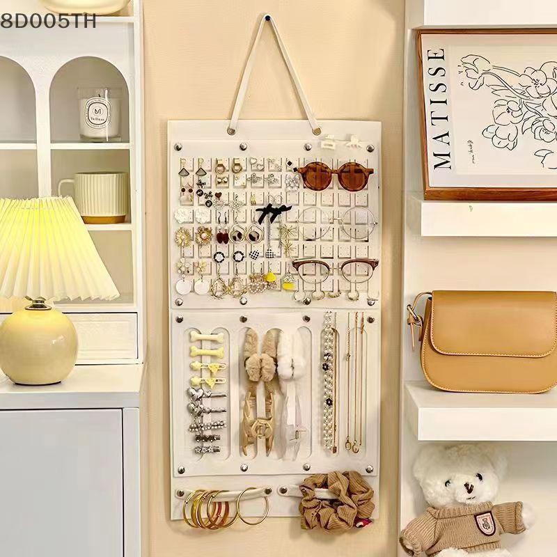 [JTS] กิ๊บติดผมความจุขนาดใหญ่ Hairband Holder ต่างหูแขวนผนังสร้อยคอไม้แขวนเสื้อประหยัดพื้นที่ Organi