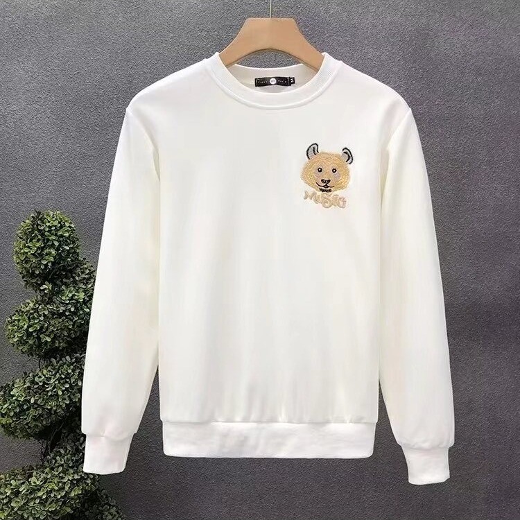 2025 NEW 2025 High-End Sweatshirt Men's Fashion Brand Long Sleeve Base Shirt 2023 New Autumn Cool St