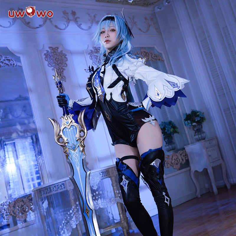คอสเพลย์เครื่องแต่งกายหญิง Lawowo Eula ครบชุด พร้อมสต็อก