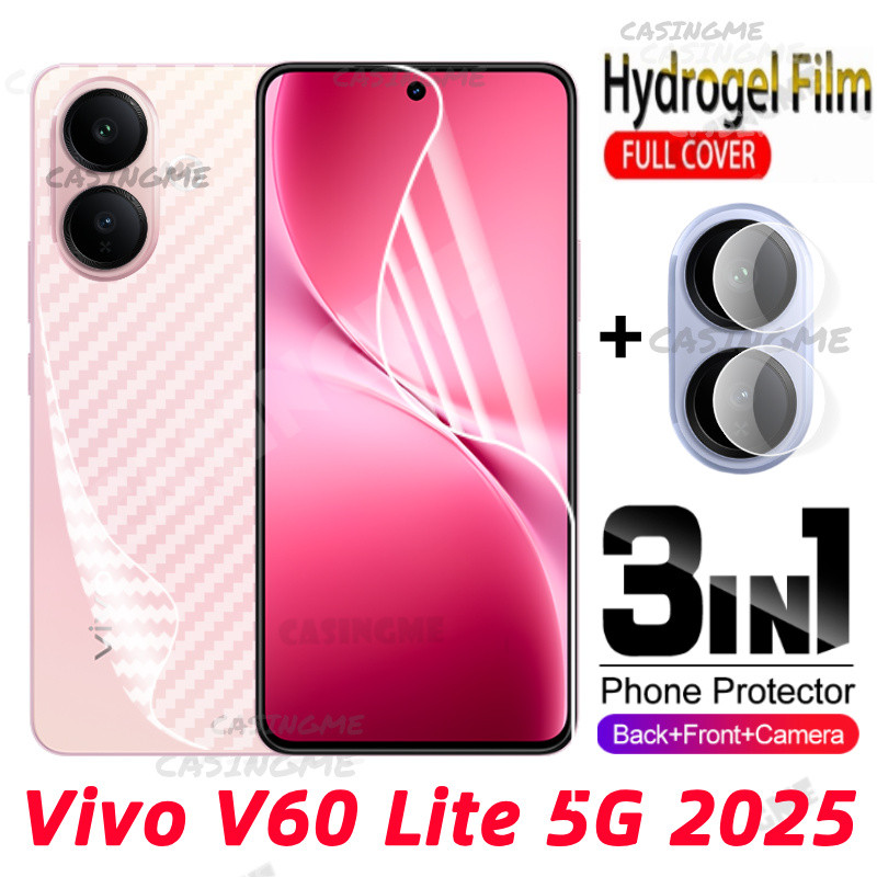 Vivo V60 5G 2025 ฟิล์มไฮโดรเจลคลุมเต็มจอ หน้า-หลัง ป้องกันหน้าจอและกล้อง ไม่ใช่กระจกนิรภัย