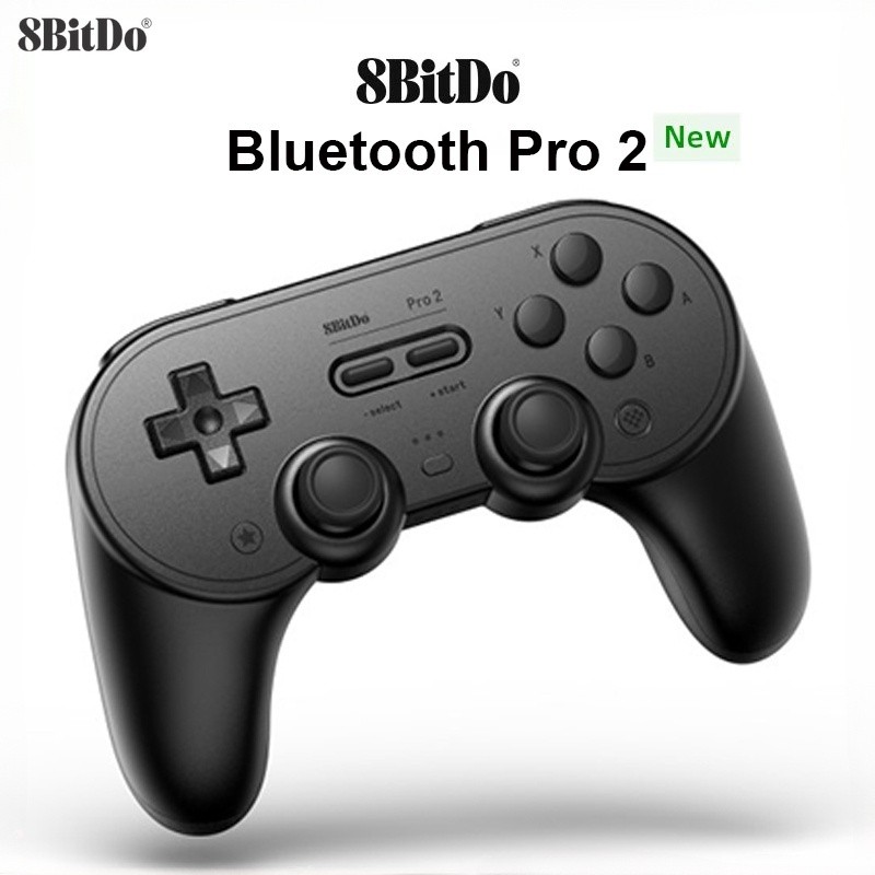 8BitDo Pro 2 ตัวควบคุมเกมแพดบลูทูธพร้อมจอยสติ๊กสําหรับ NS PC macOS Android Steam และ Raspberry Pi SN