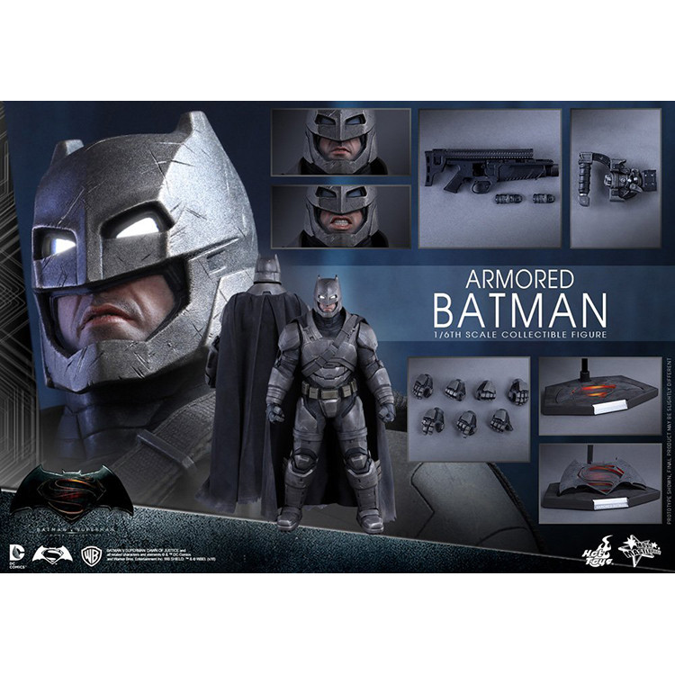 HT HotToys 1/6 MMS349 BVS Batman vs Superman Heavy Armor Batman Regular Edition