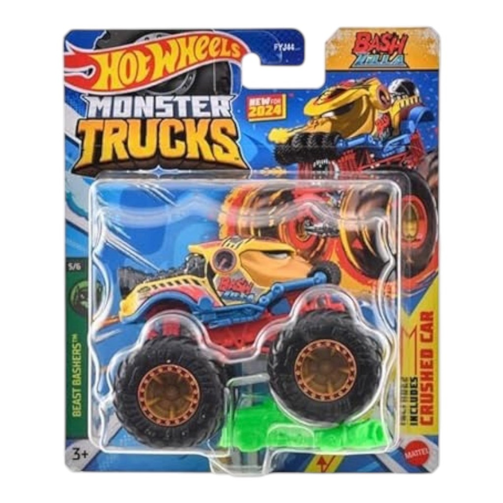 Hot Wheels Monster Trucks Beast Bashers Bash Zilla