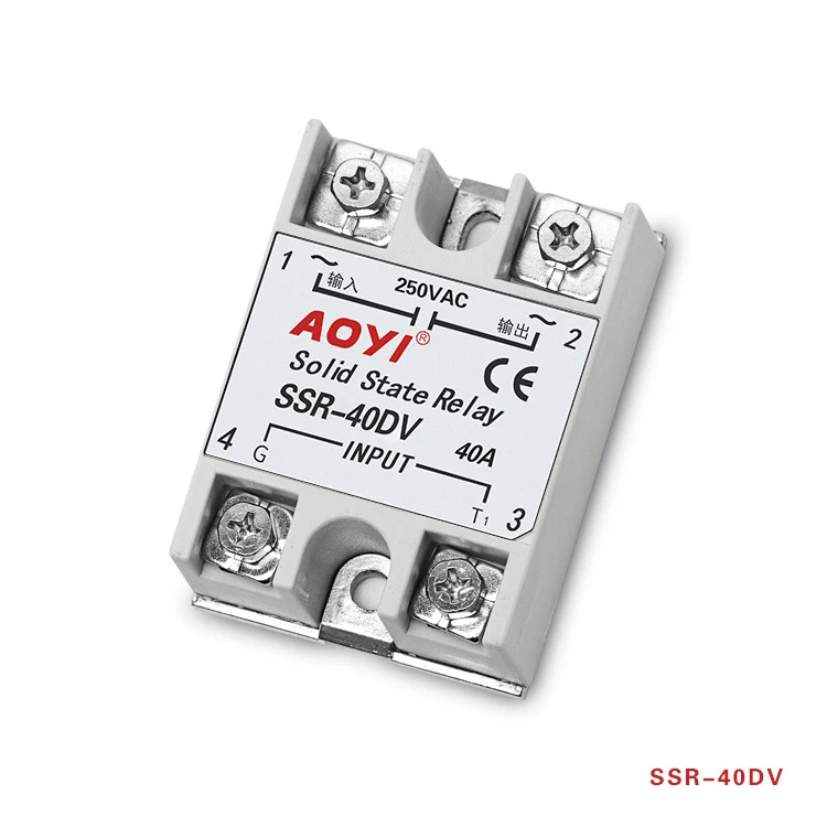 คุณภาพสูงขายร้อน SCR Volt Regulator ZKG-2000 40A Ssr รีเลย์ SSR-40DV