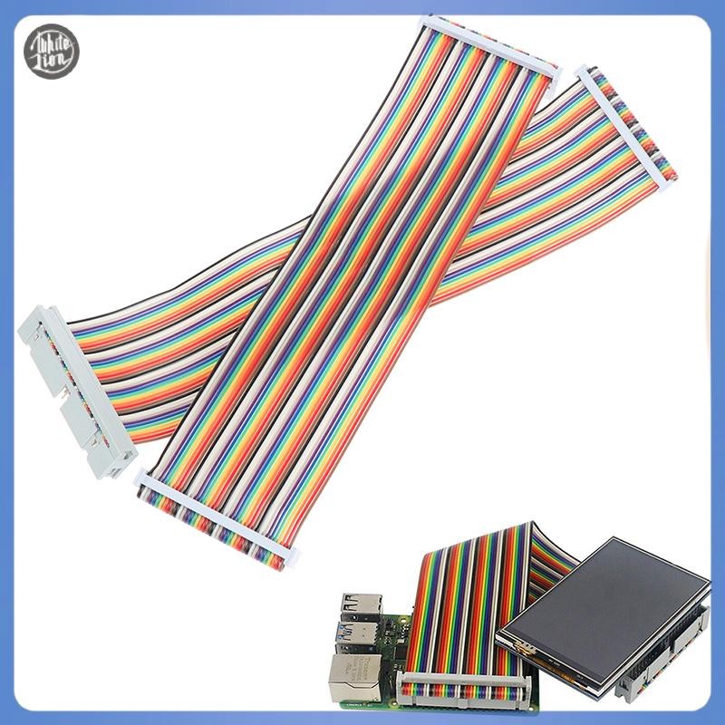 WL| Raspberry Pi 40 Pin GPIO Cable Extension Wire สําหรับ Raspberry Pi 4B/3B GPIO Board ใหม่