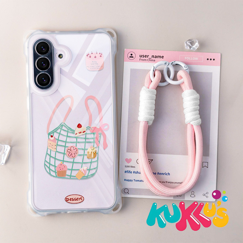 GANTUNGANกรณี+Hanger Hpถุงช้อปปิ้งสําหรับปลอกอ่อนHp Samsung A16 A06 4G 5G A36 Galaxy A56 5G A04S A52