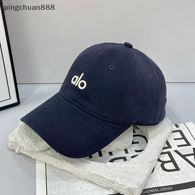 Pingchuan888 อเนกประสงค์ตัวอักษรเบสบอลหมวกสําหรับผู้หญิงผู้ชายCandy-สีVisor Duckbillหมวกสบายๆกลางแจ้