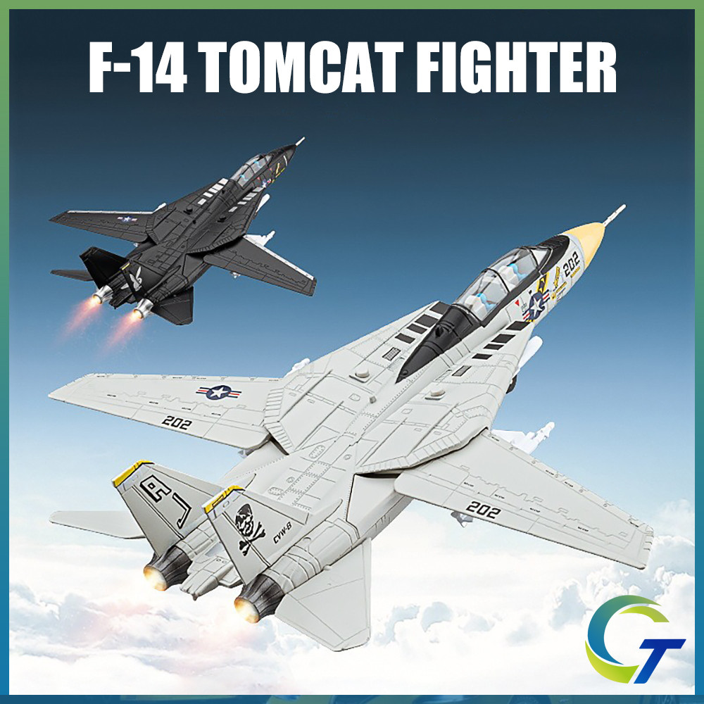 1:72 F-14 Tomcat Fighter เครื่องบิน Diecast ของเล่นเครื่องบินคอลเลกชันสําหรับเด็กเด็กของเล่นเด็กงานอ