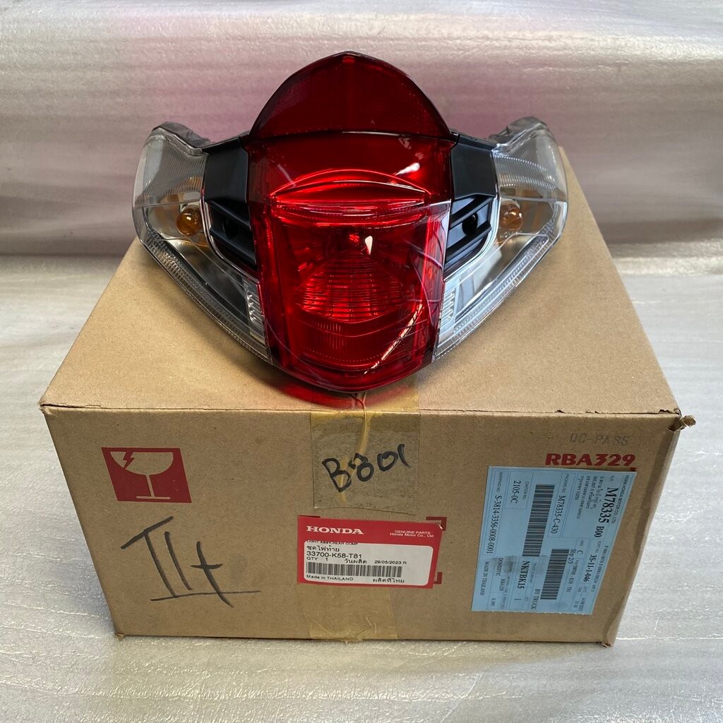33700-K58-T81 ชุดไฟท้าย WAVE110i (2009-2018) อะไหล่แท้ HONDA