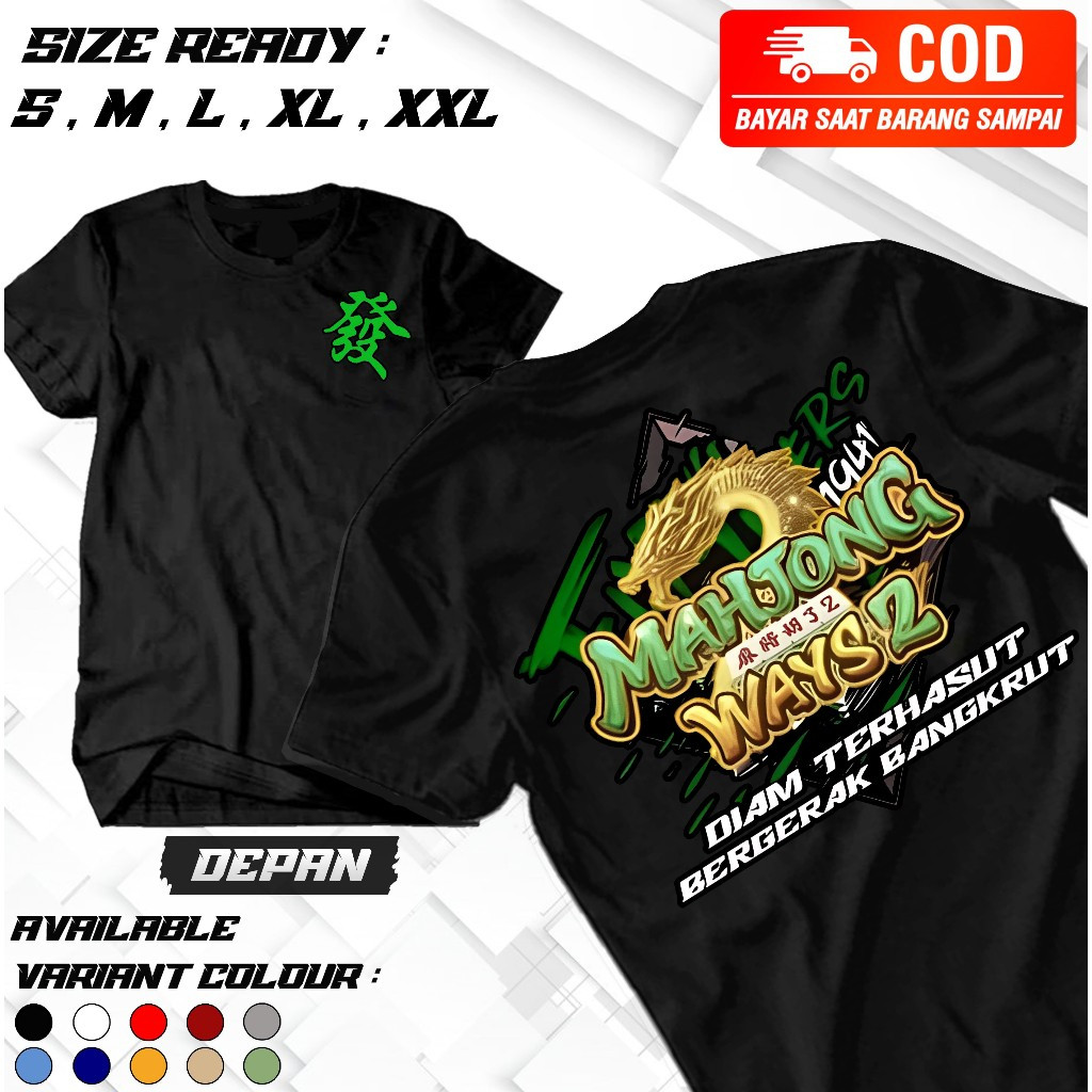 Mahjong Ways 2 Silent T-Shirt with Shaving - Mahyong Majong PG Soft Maxwin Pragmatic Play Slot Game 